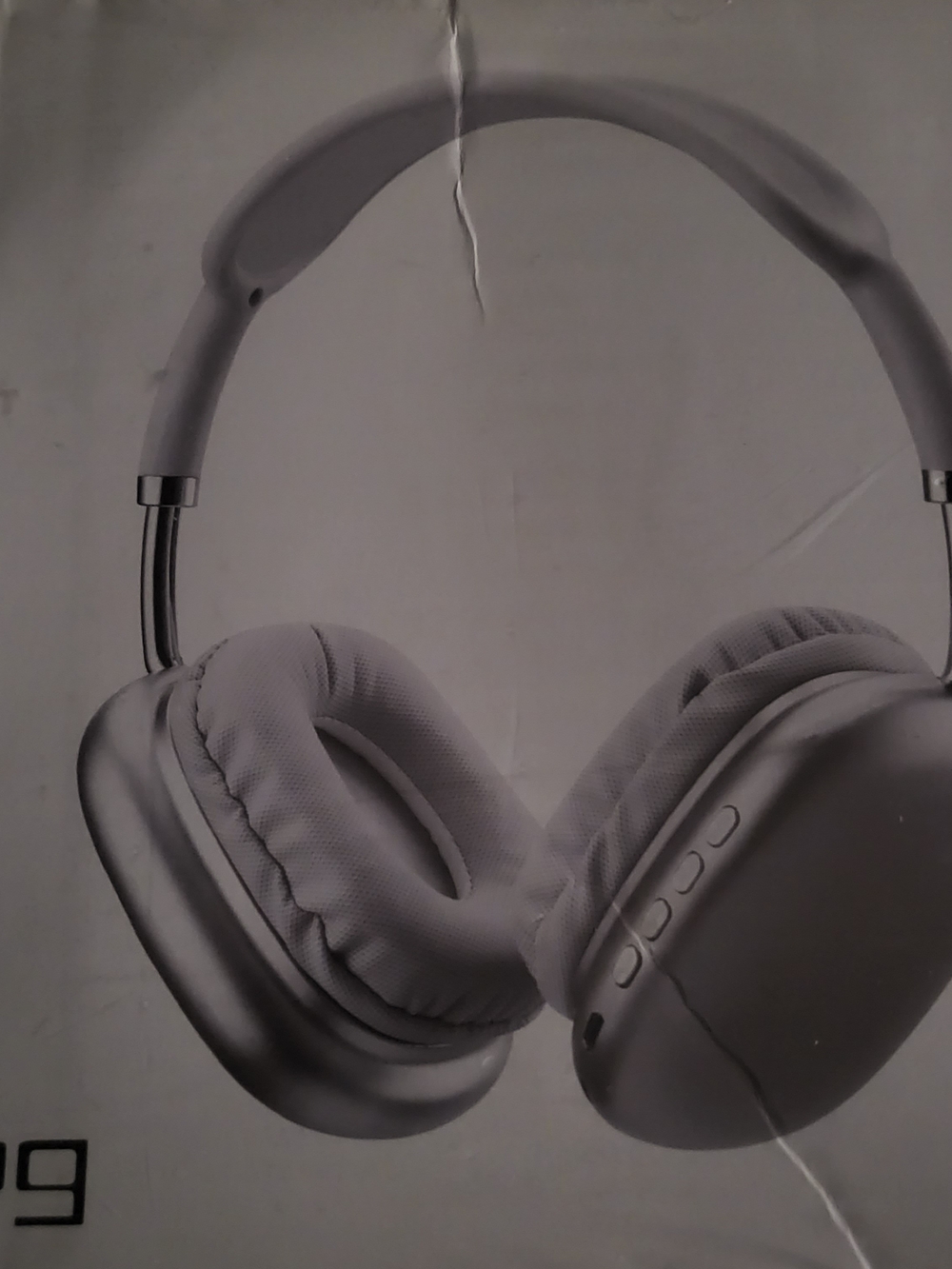 Wireless Over-Ear Headphones in Gray - Comfortable Bluetooth Audio